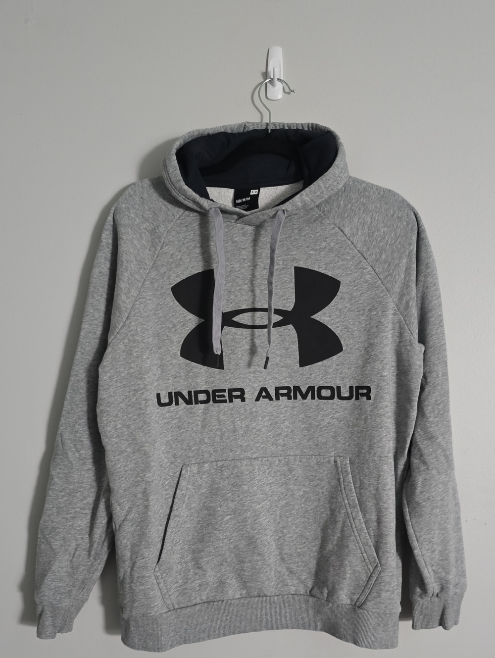 Under Armour Gray Hoodie with Black Logo